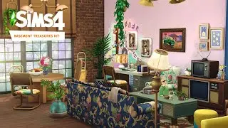 Rustic Apartment • Basement Treasures Kit • The Sims 4 • No CC | Speed Build