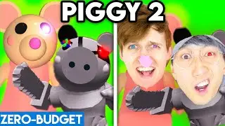 PIGGY 2 WITH ZERO BUDGET! (ROBLOX PIGGY LANKYBOX PARODY!)