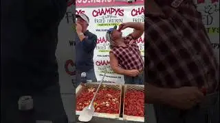 Crawfish boil at Champy's Famous Fried Chicken!!