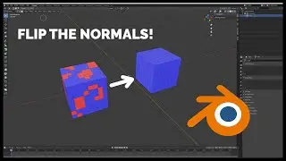 How to flip direction of faces (POLYGONS) in Blender - SUPER FAST MINI TUTORIALS