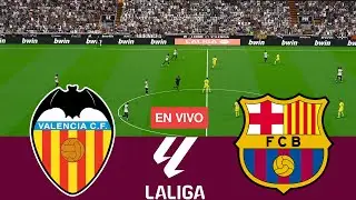 [EN VIVO] Valencia vs Barcelona La Liga Española 24/25  - Simulación de Videojuegos PES 2021