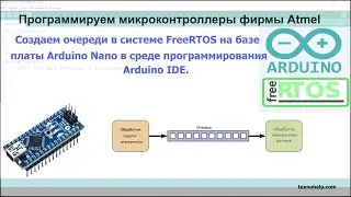 Урок №2. Создаем очереди в системе FreeRTOS на базе Arduino Nano в среде программирования Arduino.