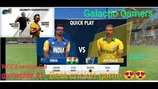 India vs Australia T20 match WCC3 gameplay part 1 cricket game
