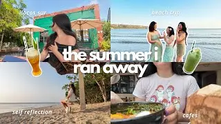 the summer i ran away 🍹🌼 vlog, beach trip, self reflection, cafes