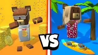 РЭПЕР МИШКА VS ЛЕТНИЙ МИШКА! КАКОЙ СКИН КРУЧЕ!? БИТВА СКИНОВ в Super Bear Adventure