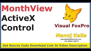 monthview activex control in vfp | Calendar Monthview activex control using in visual foxpro vfp