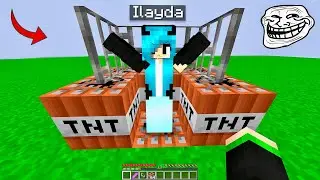 İLAYDAYI TROLLEDİM! (Çıldırdı) 😂 - Minecraft