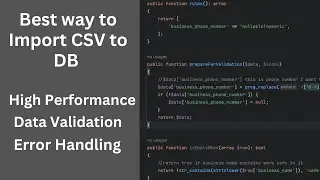 Best way Import CSV to DB using Laravel Excel