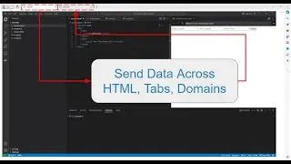 How to Send | Share Data across different Tabs, HTML' s and Domains (Local Storage)