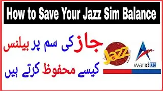 How to Save Your Jazz Sim Balance | Jazz Sim balance Save Code | Free Jazz Save balance Activation