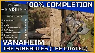 God of War Ragnarök - The Sinkholes (Vanaheim) - 100% Completion