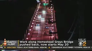 Homestead Grays Bridge repair work postponed