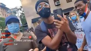 BLM protester instant regret