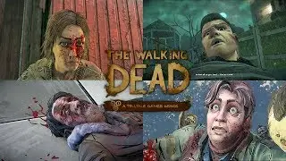 ALL TELLTALE'S THE WALKING DEAD VILLAIN DEATHS (2012 - 2019)