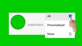 Subscribe and Bell Icon Green Screen that MUST WATCH by everyone. Like Subscribe and Bell Icon video