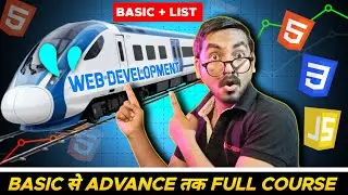 Web Developement Course #1 || Basics of HTML and List element || Html full course Latest