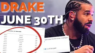 DRAKE DROPPING JUNE 30TH WITH 