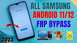 Without Pc: All Samsung Frp Bypass Android 11/12 | No Alliance Shield | Google Account Bypass 2023