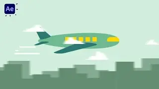 Airplane Flying Animation in After Effects Tutorials