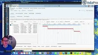 SpotLight - Gantt Diagramm in der Projektübersicht von SAP Business ByDesign