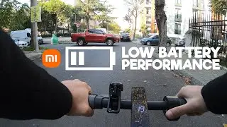 Xiaomi Mi 1S Electric Scooter Low Battery Performance 5min. Ride (Environment Sound Only) 4K