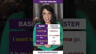 How to Speak English Fast and Understand Natives | Contractions | English With Geet | 