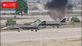 Ukrainian Missiles Target Russian Air Bases and Several Su-57s in Kursk - Arma 3