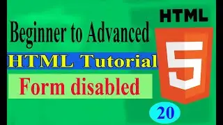 How To Disable Form In HTML Form.