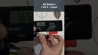 Digital Battery Volt Checker #Shorts