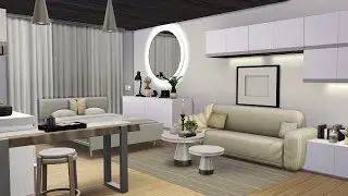 Modern Studio Apartment • The Sims 4 • No CC | Speed Build