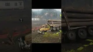 SNOWRUNNER Crash - CAT Truck Crash Fail | 