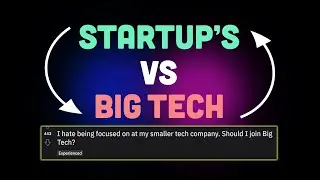 are startups getting worse? Join big tech instead?