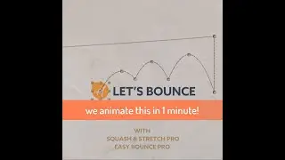 Combining Squash & Stretch Pro and Easy Bounce in After Effects