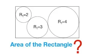 Geometry problem: two tangent circles #geometry #reels