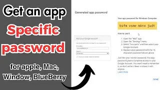 how to generate app password || generate app password || app password gmail smtp