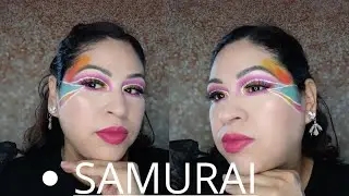 Maquillaje Samurai nueva tendesia de maquillaje  😱😳❤👍👈