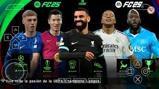 FIFA 2025 PPSSPP Android Offline Camera | EA FC 25 PPSSPP HD Graphics Update Kits & Transfer 2024/25