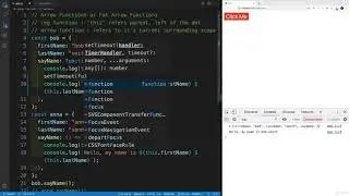 7  Arrow Functions   this Object Example