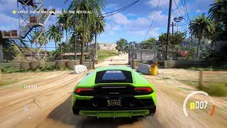 The First 10 Minutes of Forza Horizon 5 in 4K - Concept Gameplay using GTA 5 Mods