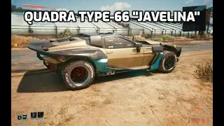 Cyberpunk 2077 Quick Car Review - Quadra Type 66 