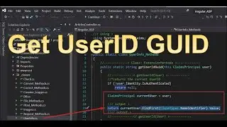 🔑Tutorial: Get UserID in Angular Client from from ASP Core API Identity