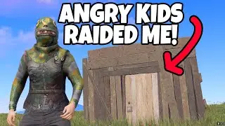 DUMB ANGRY KIDS HATED MY STUPID SHELTER TRAP (They Had To Raid Me)