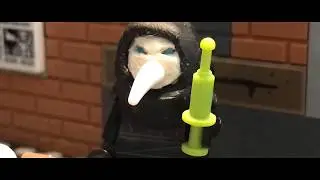 Мультфильм LEGO Plague doctor SCP 49 (Чумной доктор) Horror
