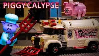 LEGO PIGGYCALYPSE TRUCK / stop motion building new 80009 Monkey Kid set