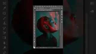 Easily Create Duo Tone Effect in Photoshop || Photoshop Tutorial #shorts #youtubeshorts #photoshop