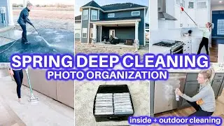 *NEW* ORGANIZE & CLEAN WITH ME| SPRING CLEANING | CLEANING MOTIVATION|DEEP CLEAN |PHOTO ORGANIZATION