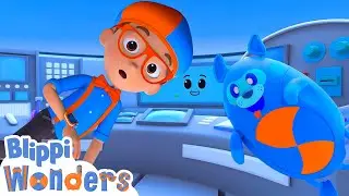 Blippi meets Rihanna the Rocket! | Blippi Wonders Educational Videos for Kids