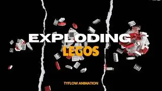 How To Create Exploding Lego Animation In Tyflow | Full 3D Animation In 3ds Max & V-Ray Tutorial