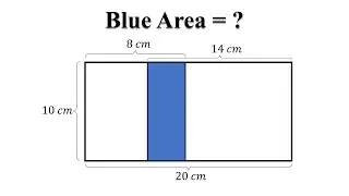 How to calculate the shaded Area? | High School Math Problem | Simple and Easy solution