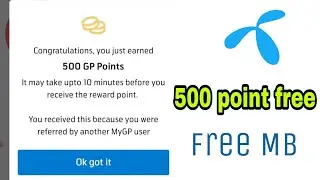 My gp point free 500. Best offer gp sim 2020 || MY GP || GP